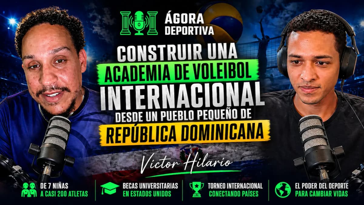 Portada Cómo construir una academia de voleibol desde un pueblo pequeño | Víctor Hilario